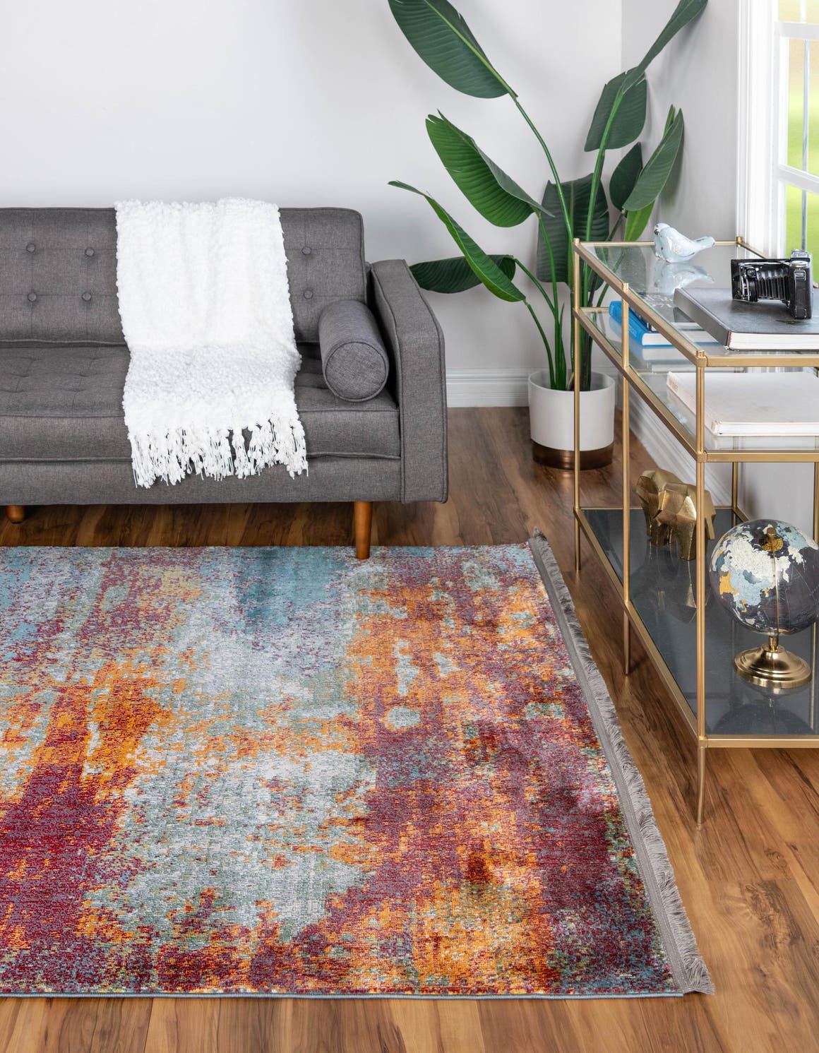 Multicolor 10' x 14' Paragon Rectangle Area Rug 100% Polypropylene Colorful Vivid Boho Style Modern Carpet for Unique Interiors for Sale at Rug Engine