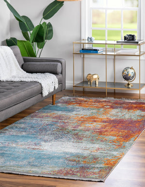 Multicolor 9' x 12' Paragon Rectangle Area Rug 100% Polypropylene Colorful Vivid Boho Style Modern Carpet for Unique Interiors for Sale at Rug Engine