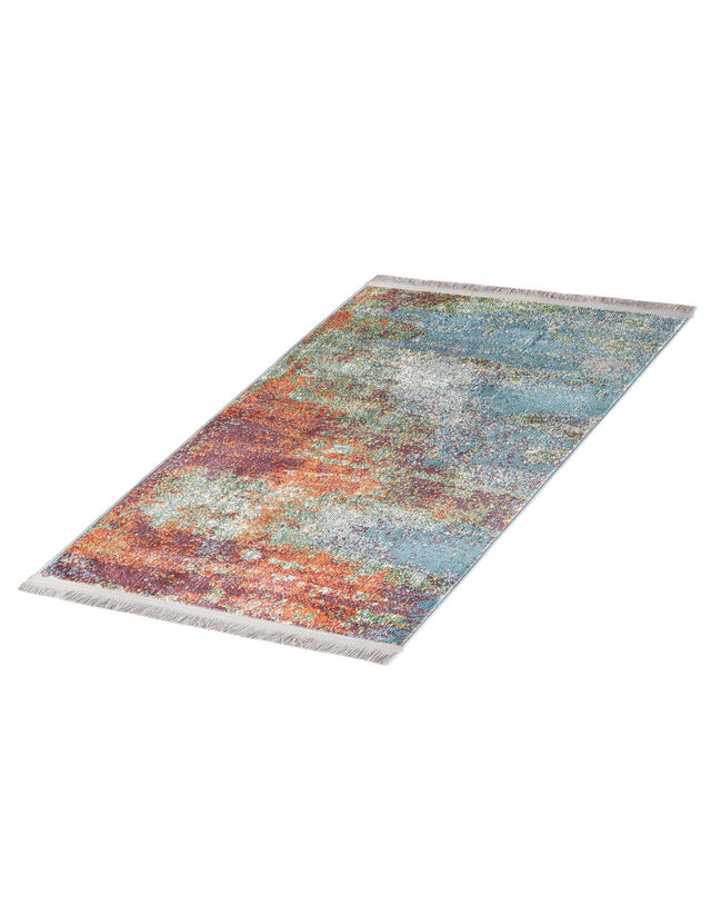 Multicolor 2' 2 x 3' Paragon Rectangle Area Rug 100% Polypropylene Colorful Vivid Boho Style Modern Carpet for Unique Interiors for Sale at Rug Engine