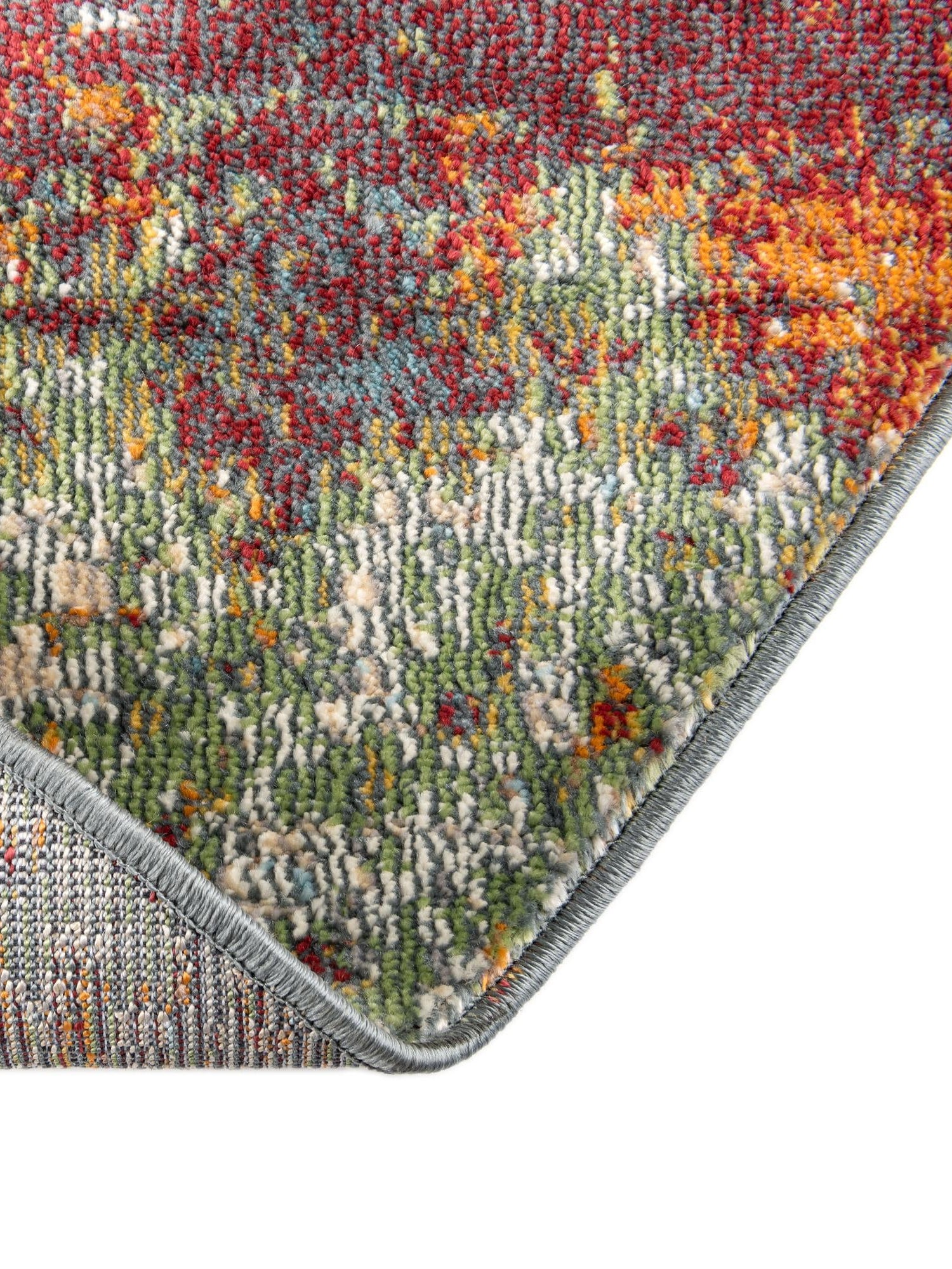 Multicolor 3' 3 x 3' 3 Paragon Round Area Rug 100% Polypropylene Colorful Vivid Boho Style Modern Carpet for Unique Interiors for Sale at Rug Engine