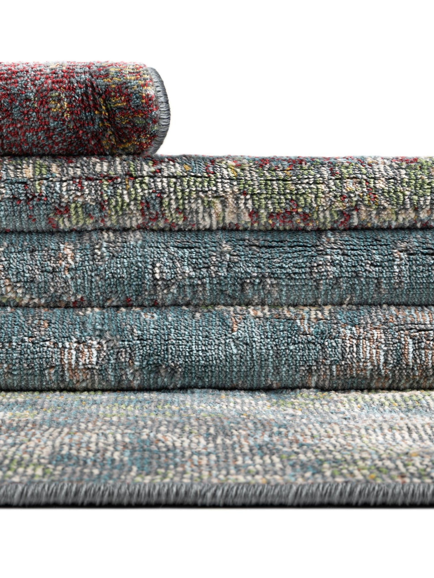 Multicolor 3' 3 x 3' 3 Paragon Round Area Rug 100% Polypropylene Colorful Vivid Boho Style Modern Carpet for Unique Interiors for Sale at Rug Engine