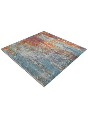 Multicolor 8' 2 x 8' 2 Paragon Square Area Rug 100% Polypropylene Colorful Vivid Boho Style Modern Carpet for Unique Interiors for Sale at Rug Engine