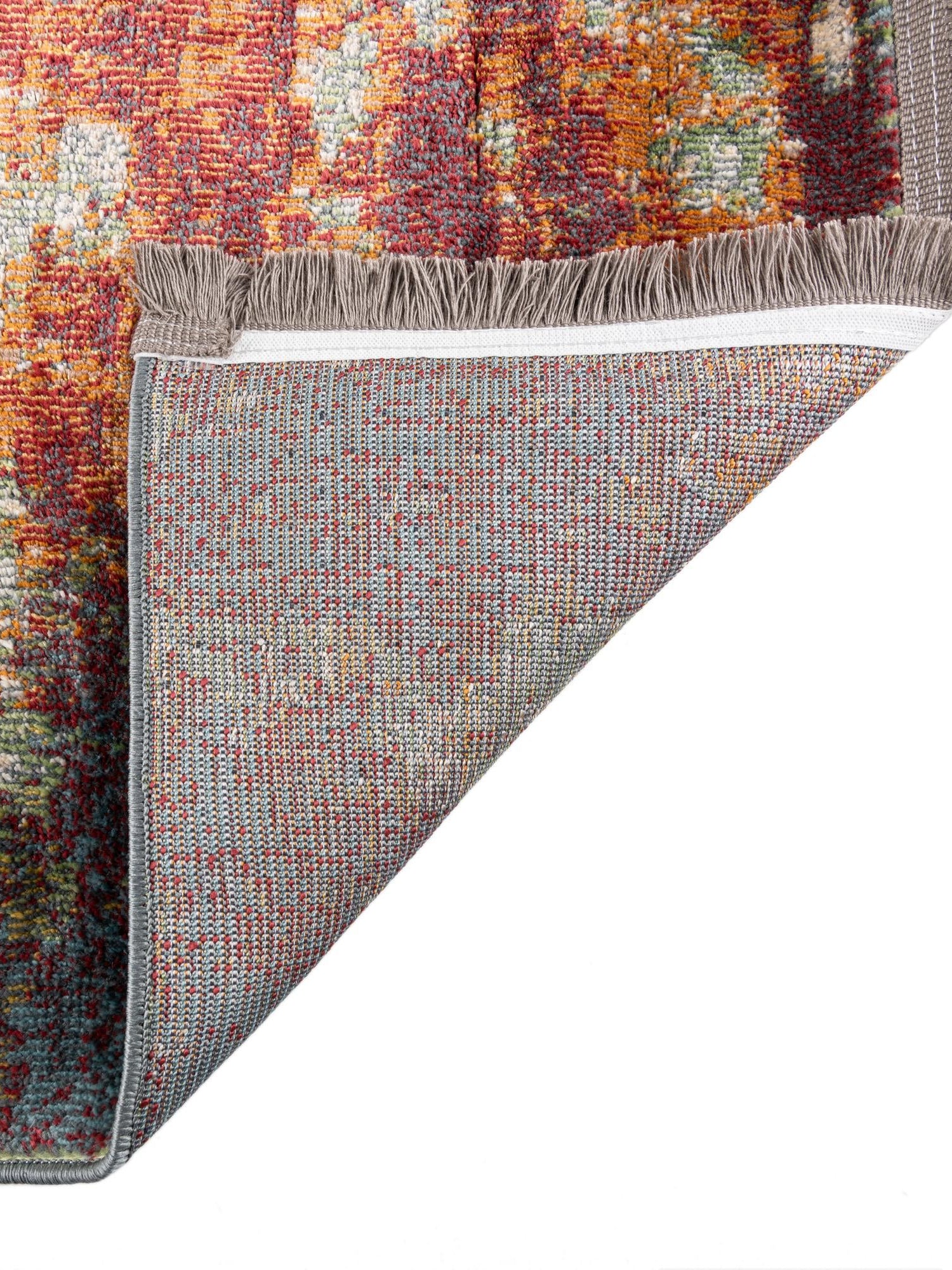 Multicolor 2' 2 x 8' Paragon Runner Area Rug 100% Polypropylene Colorful Vivid Boho Style Modern Carpet for Unique Interiors for Sale at Rug Engine