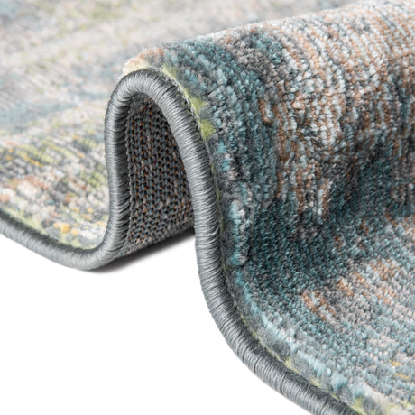 Multicolor 2' 7 x 13' 1 Paragon Runner Area Rug 100% Polypropylene Colorful Vivid Boho Style Modern Carpet for Unique Interiors for Sale at Rug Engine