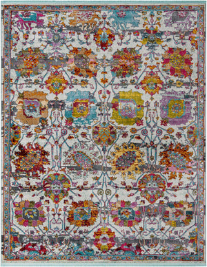 Multicolor 8' 2 x 10' Paragon Rectangle Area Rug 100% Polypropylene Colorful Vivid Boho Style Modern Carpet for Unique Interiors for Sale at Rug Engine