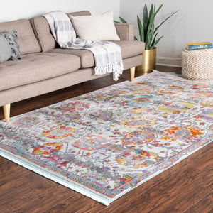Multicolor 10' x 14' Paragon Rectangle Area Rug 100% Polypropylene Colorful Vivid Boho Style Modern Carpet for Unique Interiors for Sale at Rug Engine