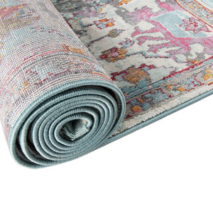 Multicolor 8' 2 x 8' 2 Paragon Round Area Rug 100% Polypropylene Colorful Vivid Boho Style Modern Carpet for Unique Interiors for Sale at Rug Engine