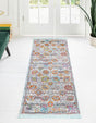 Multicolor 2' 2 x 8' Paragon Runner Area Rug 100% Polypropylene Colorful Vivid Boho Style Modern Carpet for Unique Interiors for Sale at Rug Engine