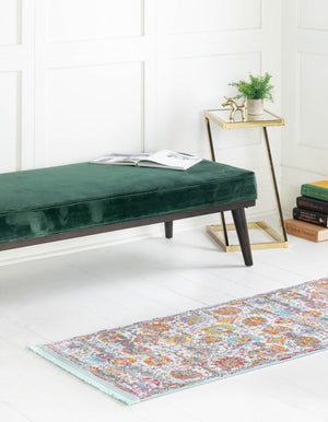 Multicolor 2' 2 x 6' Paragon Runner Area Rug 100% Polypropylene Colorful Vivid Boho Style Modern Carpet for Unique Interiors for Sale at Rug Engine