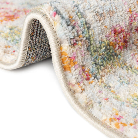 Salmon 3' 3 x 5' 3 Paragon Rectangle Area Rug 100% Polypropylene Colorful Vivid Boho Style Modern Carpet for Unique Interiors for Sale at Rug Engine