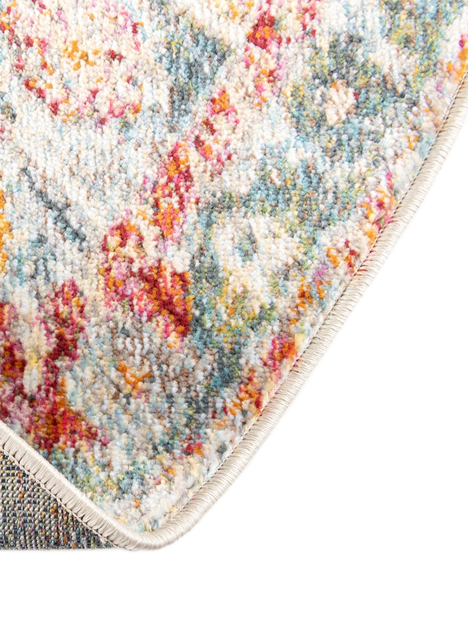 Salmon 8' 2 x 10' Paragon Oval Area Rug 100% Polypropylene Colorful Vivid Boho Style Modern Carpet for Unique Interiors for Sale at Rug Engine