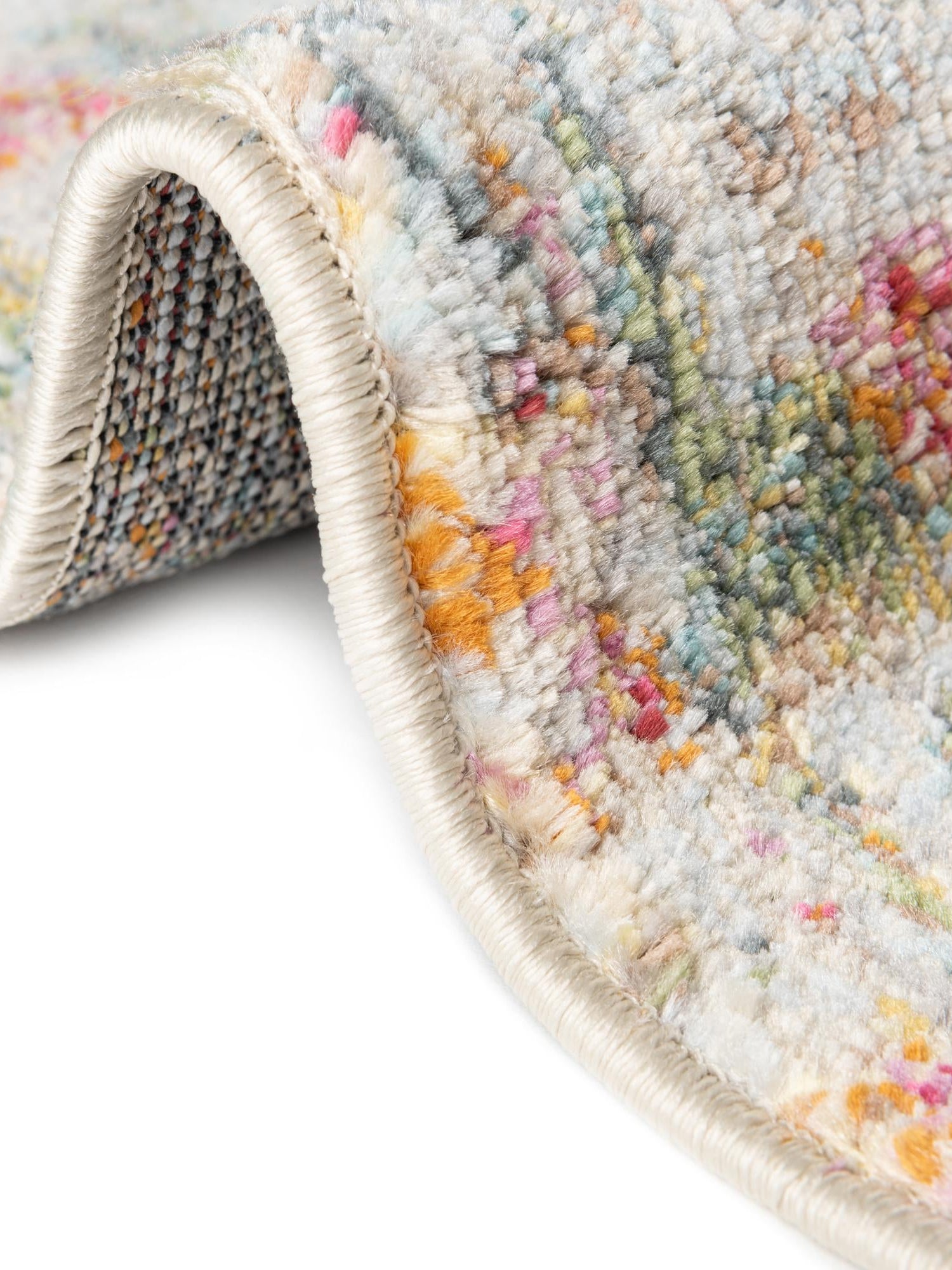 Salmon 2' 7 x 13' 1 Paragon Runner Area Rug 100% Polypropylene Colorful Vivid Boho Style Modern Carpet for Unique Interiors for Sale at Rug Engine