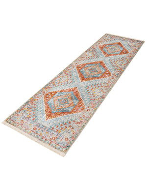 Salmon 2' 7 x 10' Paragon Runner Area Rug 100% Polypropylene Colorful Vivid Boho Style Modern Carpet for Unique Interiors for Sale at Rug Engine