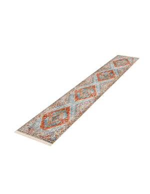 Salmon 2' 7 x 12' Paragon Runner Area Rug 100% Polypropylene Colorful Vivid Boho Style Modern Carpet for Unique Interiors for Sale at Rug Engine