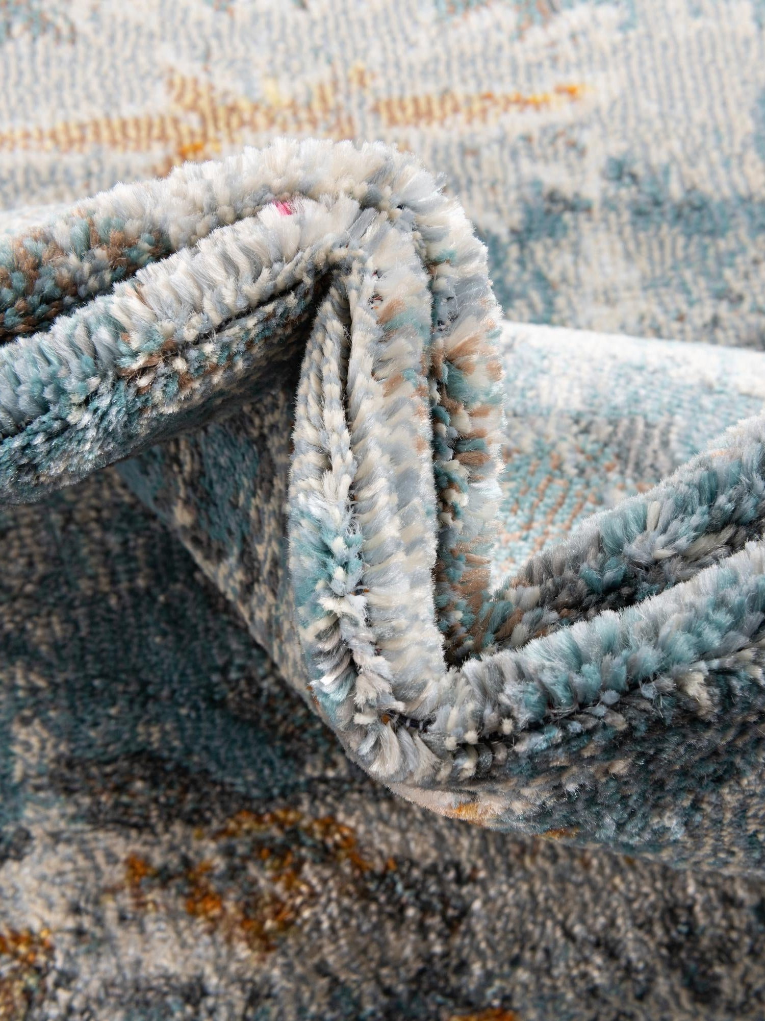 Blue 2' 2 x 3' Paragon Rectangle Area Rug 100% Polypropylene Colorful Vivid Boho Style Modern Carpet for Unique Interiors for Sale at Rug Engine