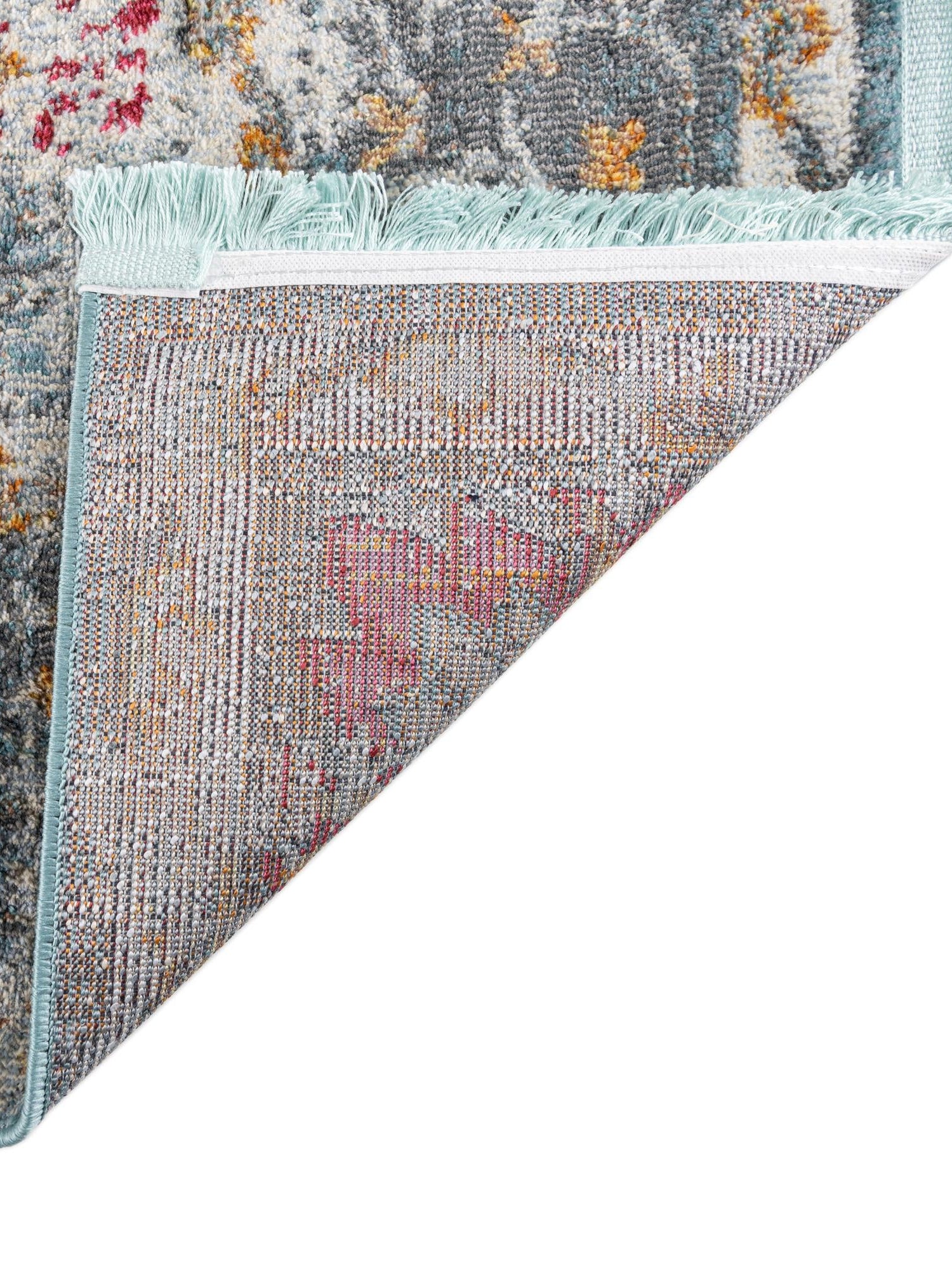 Blue 4' 3 x 6' Paragon Rectangle Area Rug 100% Polypropylene Colorful Vivid Boho Style Modern Carpet for Unique Interiors for Sale at Rug Engine