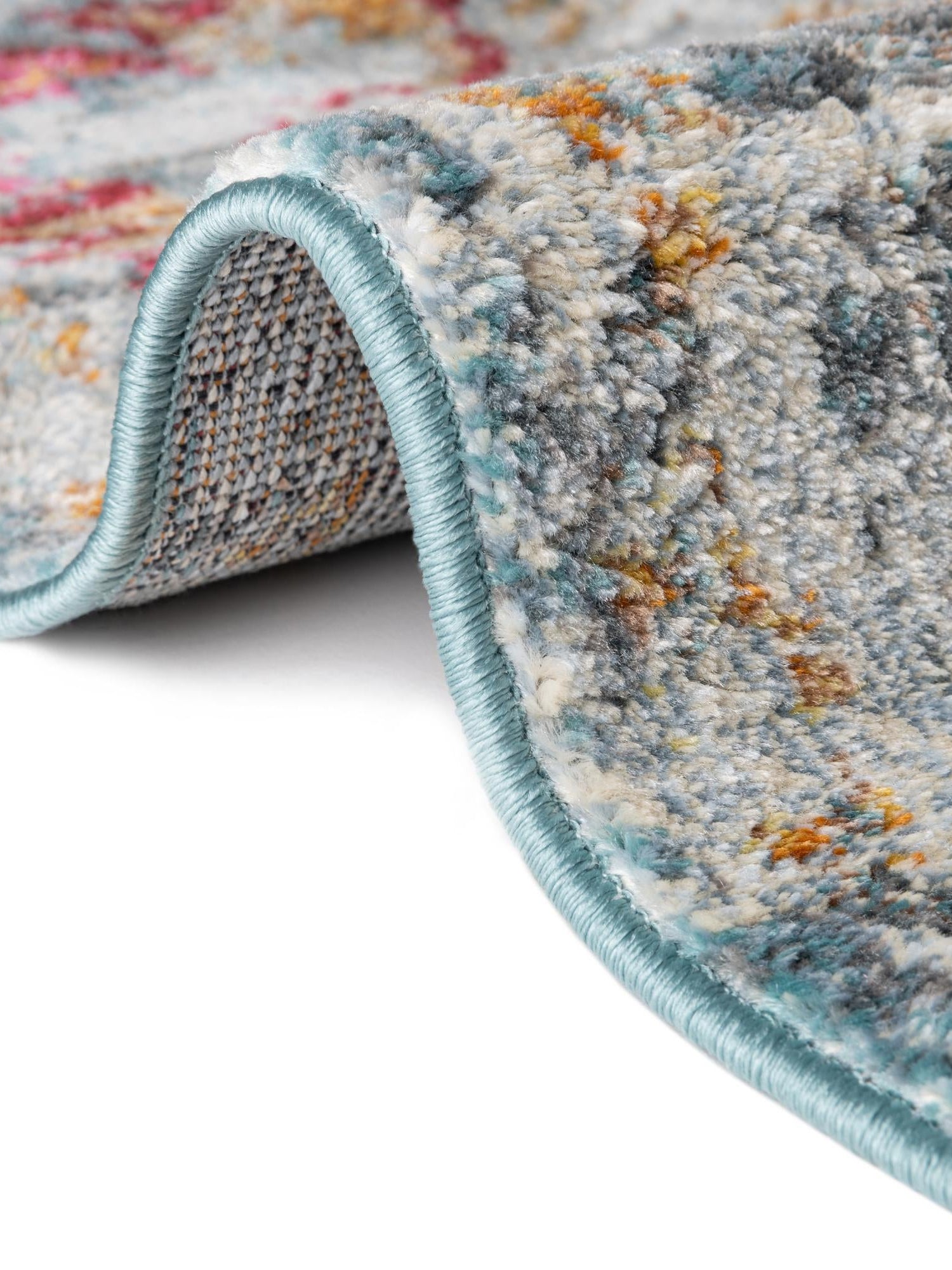 Blue 2' 2 x 3' Paragon Rectangle Area Rug 100% Polypropylene Colorful Vivid Boho Style Modern Carpet for Unique Interiors for Sale at Rug Engine