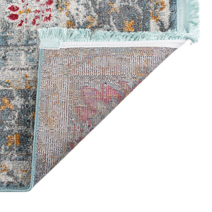Blue 2' 7 x 12' Paragon Runner Area Rug 100% Polypropylene Colorful Vivid Boho Style Modern Carpet for Unique Interiors for Sale at Rug Engine