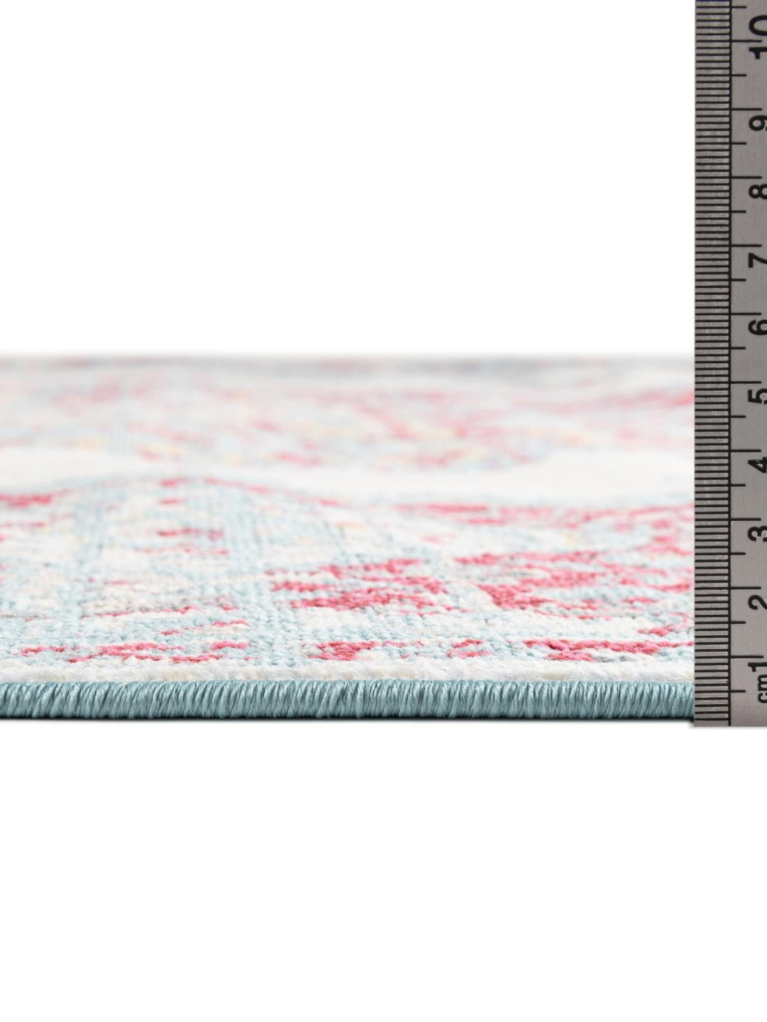 Cream 6' x 9' Paragon Rectangle Area Rug 100% Polypropylene Colorful Vivid Boho Style Modern Carpet for Unique Interiors for Sale at Rug Engine