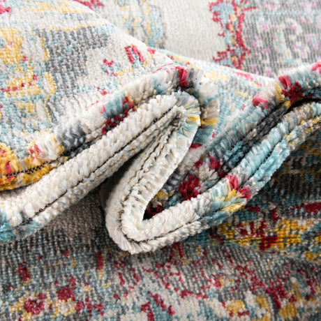 Cream 5' 5 x 5' 5 Paragon Square Area Rug 100% Polypropylene Colorful Vivid Boho Style Modern Carpet for Unique Interiors for Sale at Rug Engine