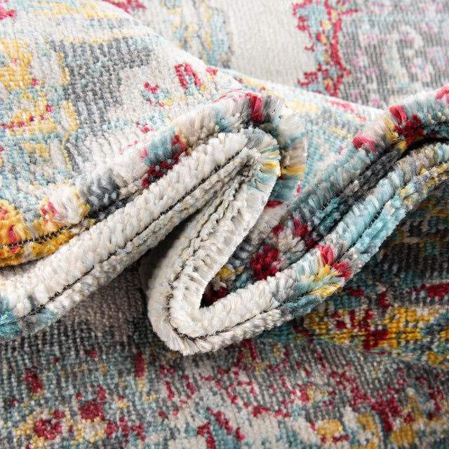 Cream 5' 5 x 5' 5 Paragon Square Area Rug 100% Polypropylene Colorful Vivid Boho Style Modern Carpet for Unique Interiors for Sale at Rug Engine