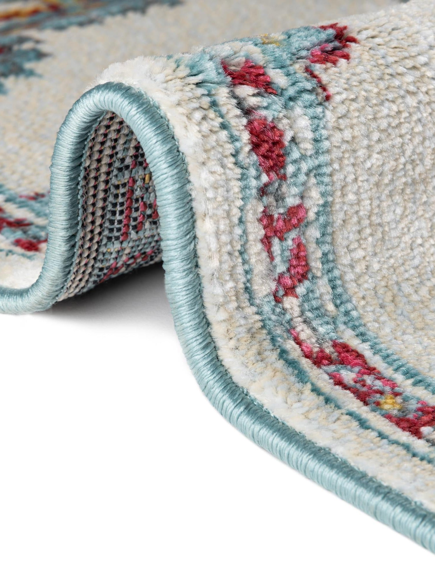 Cream 8' 2 x 8' 2 Paragon Octagon Area Rug 100% Polypropylene Colorful Vivid Boho Style Modern Carpet for Unique Interiors for Sale at Rug Engine