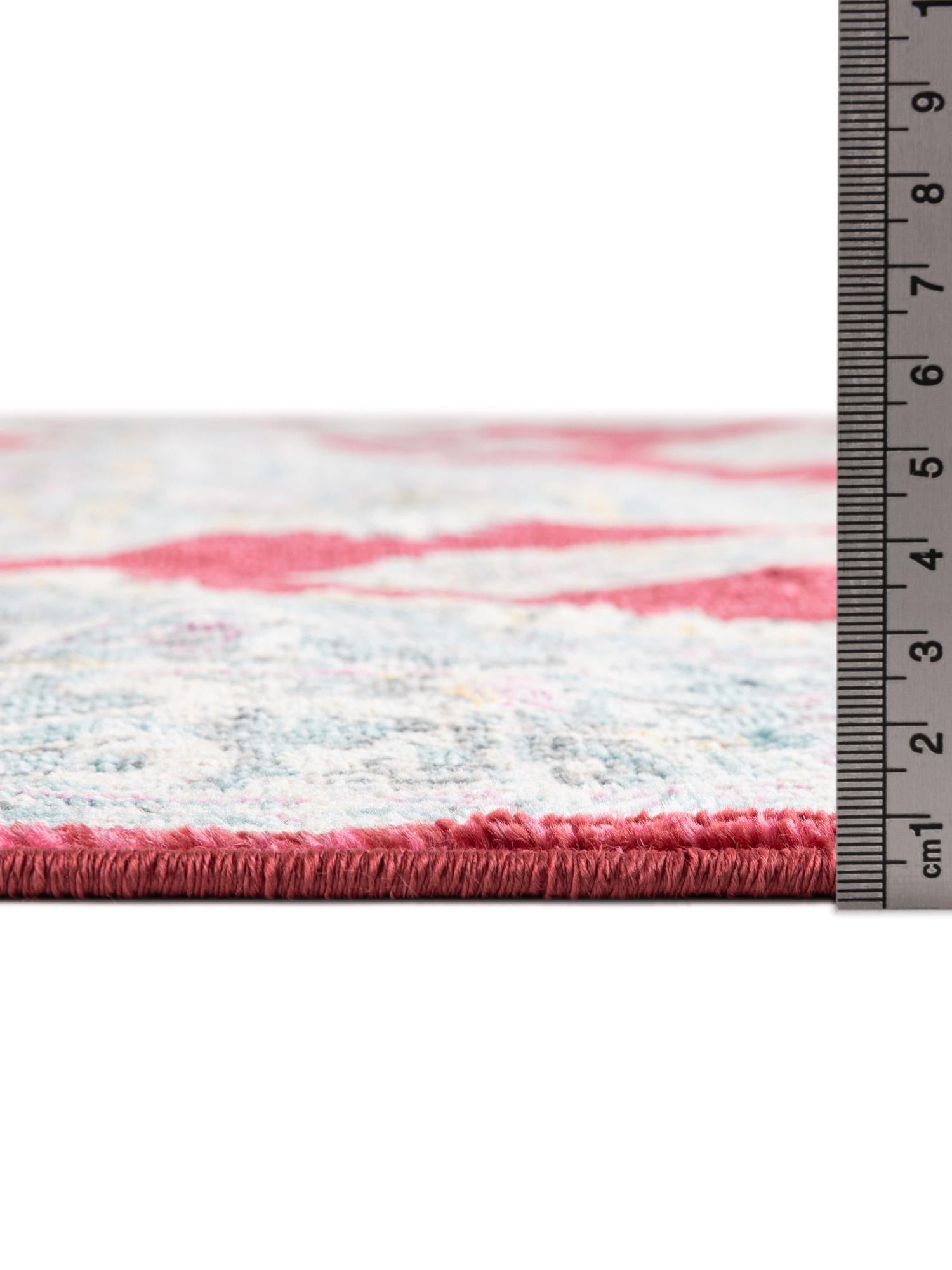 Red 9' x 12' Paragon Rectangle Area Rug 100% Polypropylene Colorful Vivid Boho Style Modern Carpet for Unique Interiors for Sale at Rug Engine