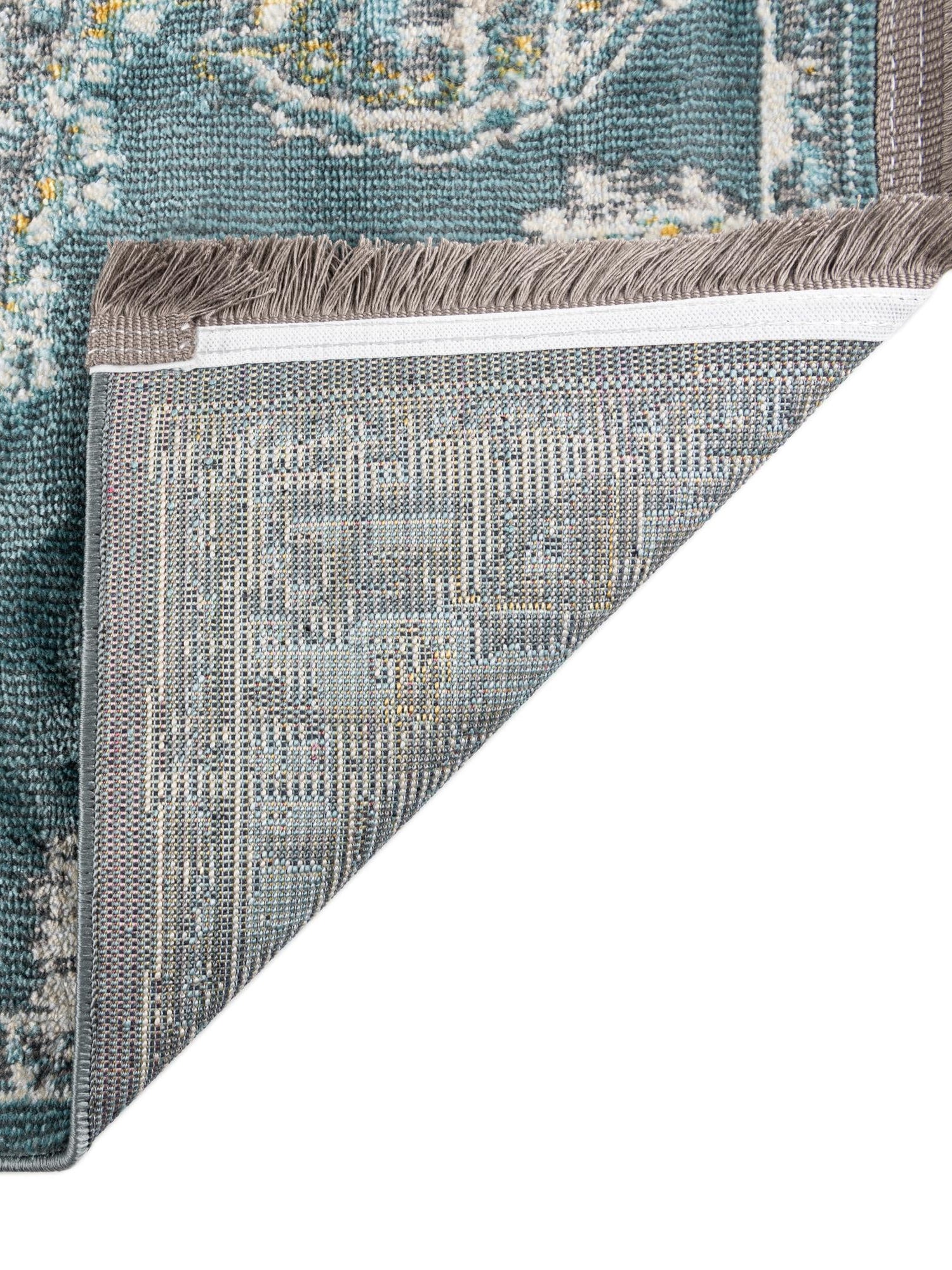 Gray and Blue 6' x 9' Paragon Rectangle Area Rug 100% Polypropylene Colorful Vivid Boho Style Modern Carpet for Unique Interiors for Sale at Rug Engine