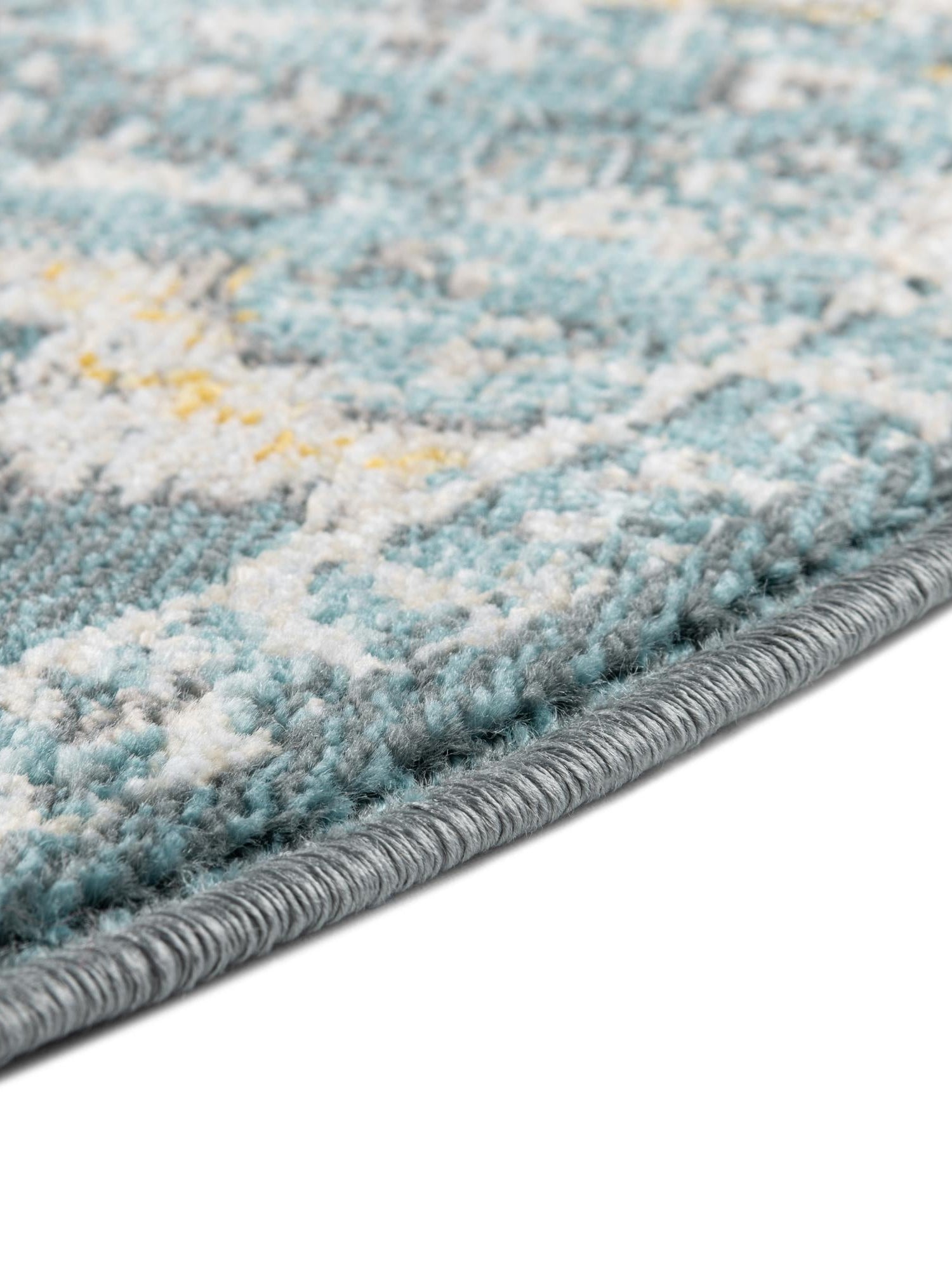 Gray and Blue 5' 5 x 8' Paragon Oval Area Rug 100% Polypropylene Colorful Vivid Boho Style Modern Carpet for Unique Interiors for Sale at Rug Engine