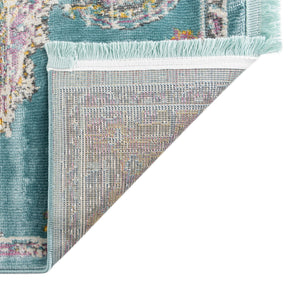 Blue 2' 2 x 3' Paragon Rectangle Area Rug 100% Polypropylene Colorful Vivid Boho Style Modern Carpet for Unique Interiors for Sale at Rug Engine