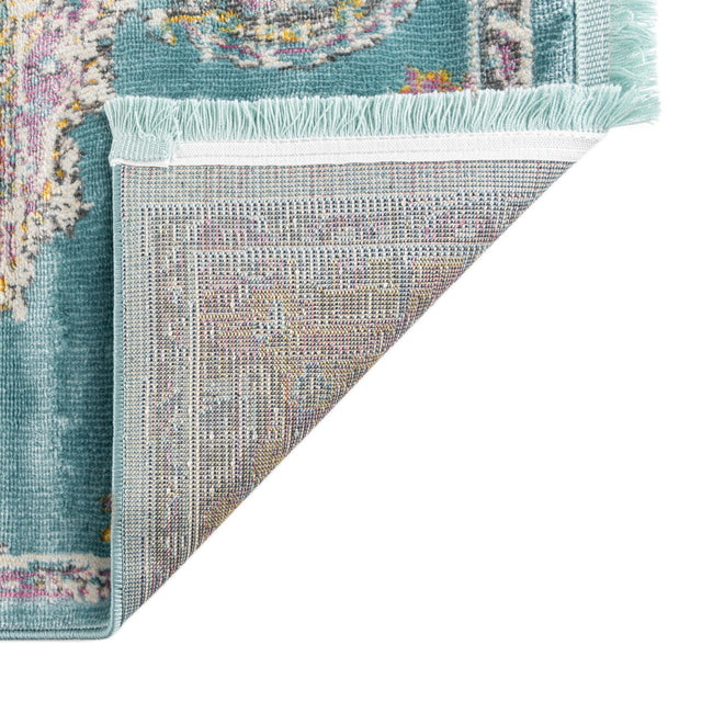 Blue 2' 2 x 3' Paragon Rectangle Area Rug 100% Polypropylene Colorful Vivid Boho Style Modern Carpet for Unique Interiors for Sale at Rug Engine
