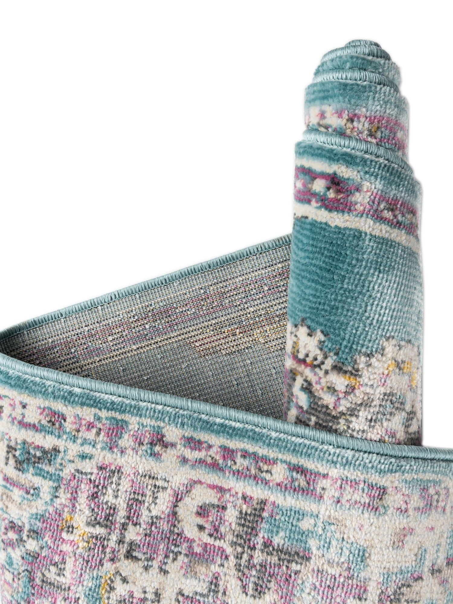 Blue 2' 2 x 3' Paragon Rectangle Area Rug 100% Polypropylene Colorful Vivid Boho Style Modern Carpet for Unique Interiors for Sale at Rug Engine