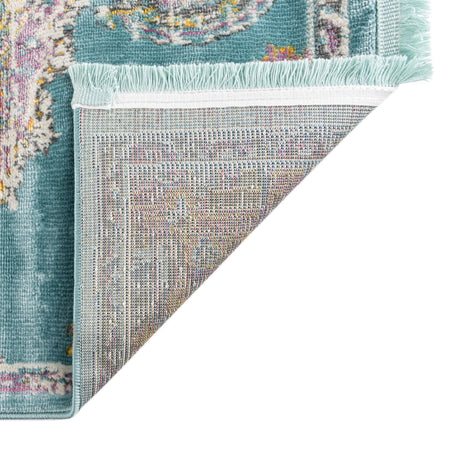 Blue 8' 2 x 8' 2 Paragon Square Area Rug 100% Polypropylene Colorful Vivid Boho Style Modern Carpet for Unique Interiors for Sale at Rug Engine