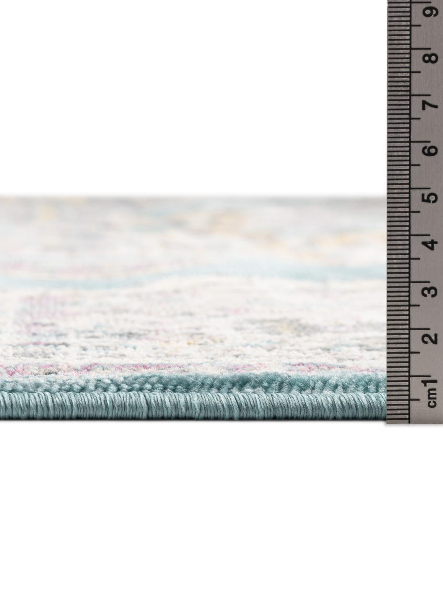 Blue 2' 2 x 6' Paragon Runner Area Rug 100% Polypropylene Colorful Vivid Boho Style Modern Carpet for Unique Interiors for Sale at Rug Engine