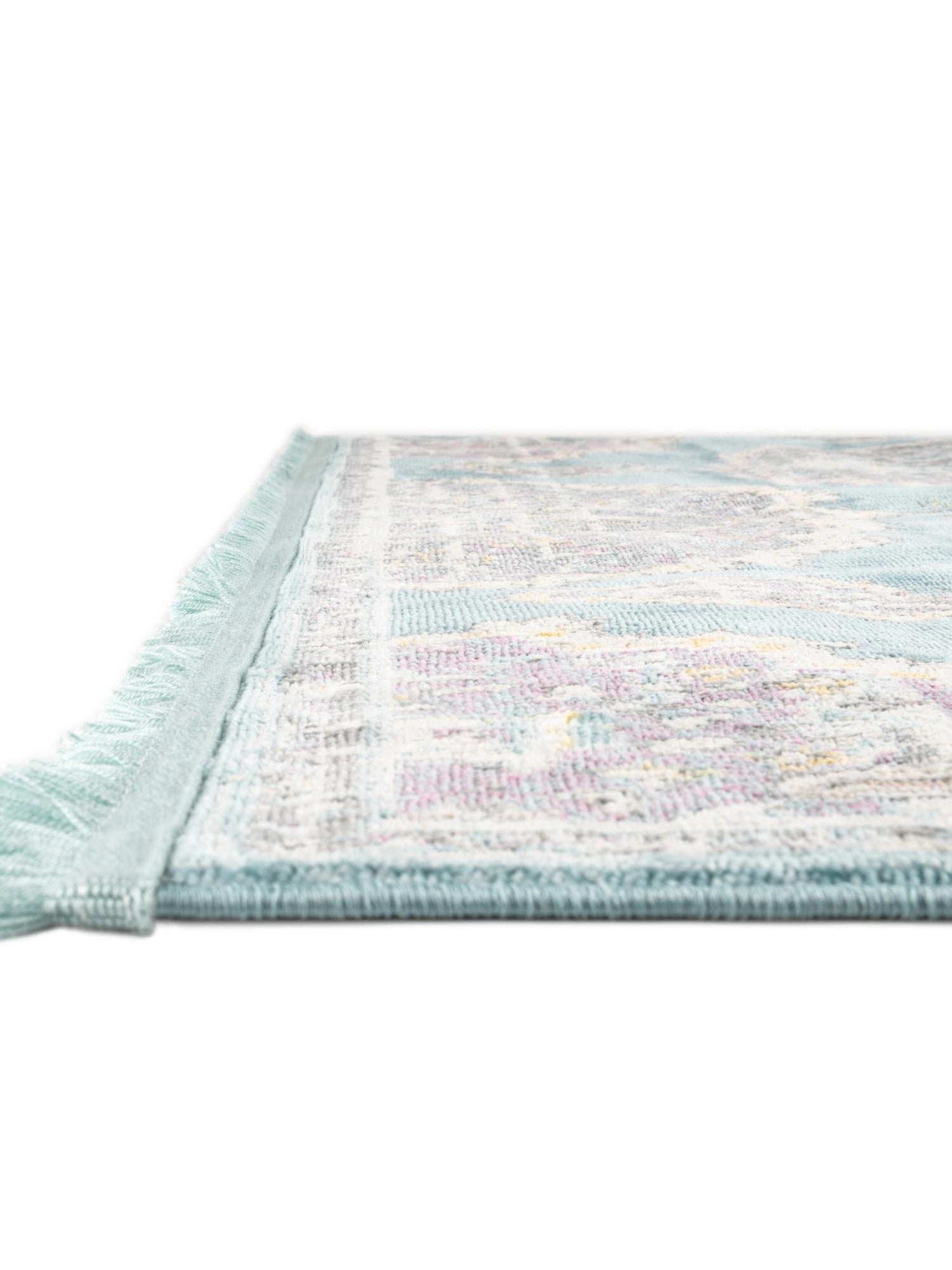 Blue 2' 2 x 6' Paragon Runner Area Rug 100% Polypropylene Colorful Vivid Boho Style Modern Carpet for Unique Interiors for Sale at Rug Engine