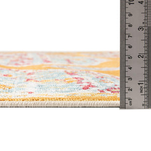 Orange 8' 2 x 8' 2 Paragon Square Area Rug 100% Polypropylene Colorful Vivid Boho Style Modern Carpet for Unique Interiors for Sale at Rug Engine
