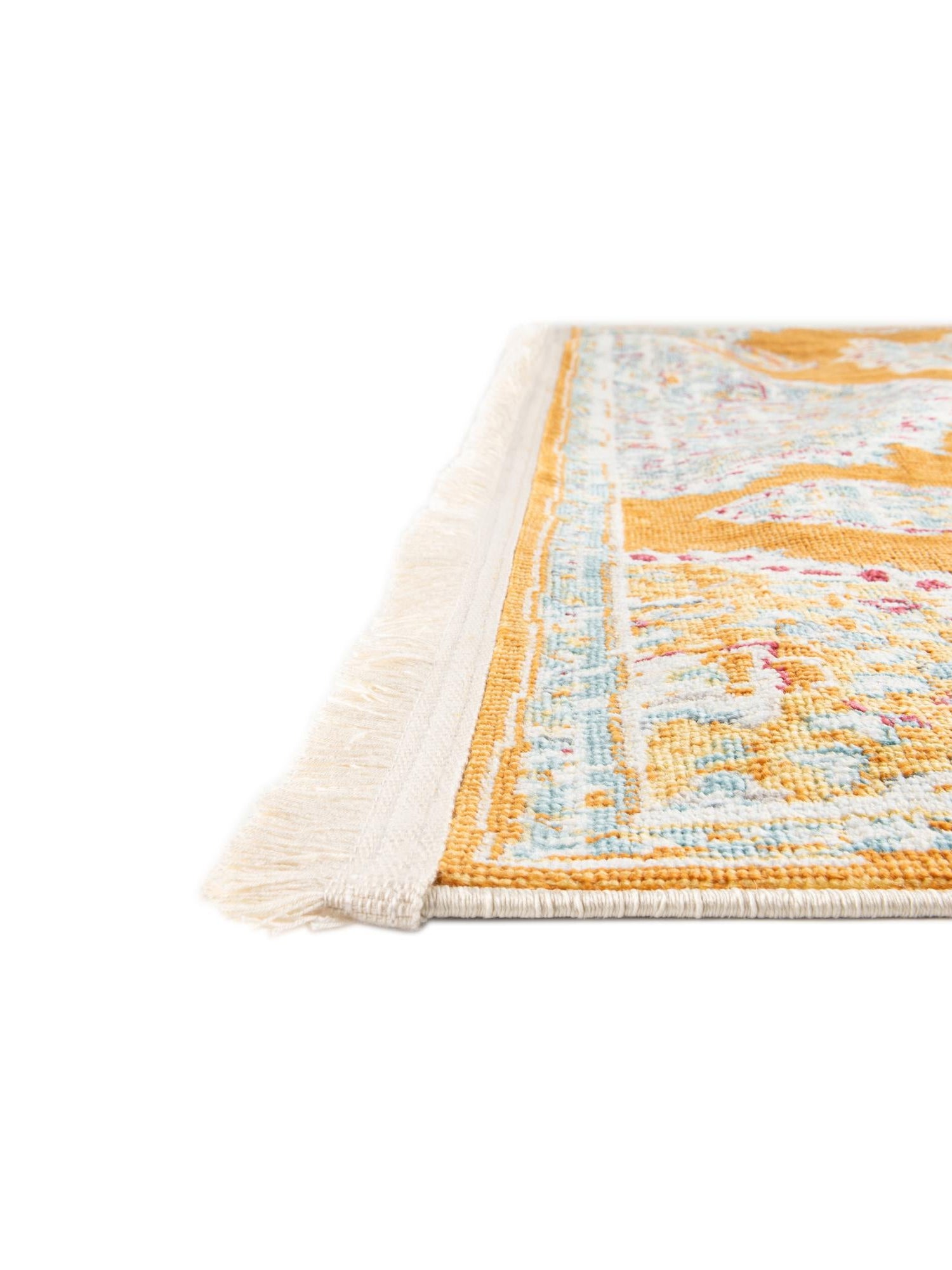 Orange 5' 5 x 5' 5 Paragon Square Area Rug 100% Polypropylene Colorful Vivid Boho Style Modern Carpet for Unique Interiors for Sale at Rug Engine