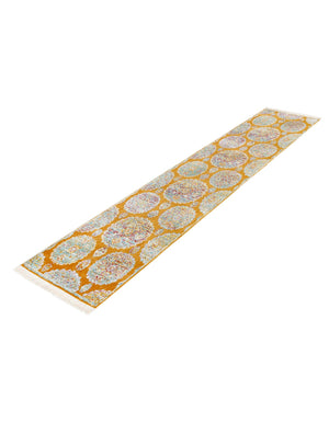 Orange 2' 2 x 8' Paragon Runner Area Rug 100% Polypropylene Colorful Vivid Boho Style Modern Carpet for Unique Interiors for Sale at Rug Engine