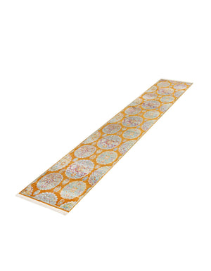 Orange 2' 7 x 12' Paragon Runner Area Rug 100% Polypropylene Colorful Vivid Boho Style Modern Carpet for Unique Interiors for Sale at Rug Engine