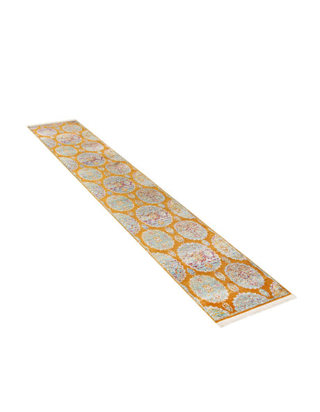 Orange 2' 7 x 12' Paragon Runner Area Rug 100% Polypropylene Colorful Vivid Boho Style Modern Carpet for Unique Interiors for Sale at Rug Engine