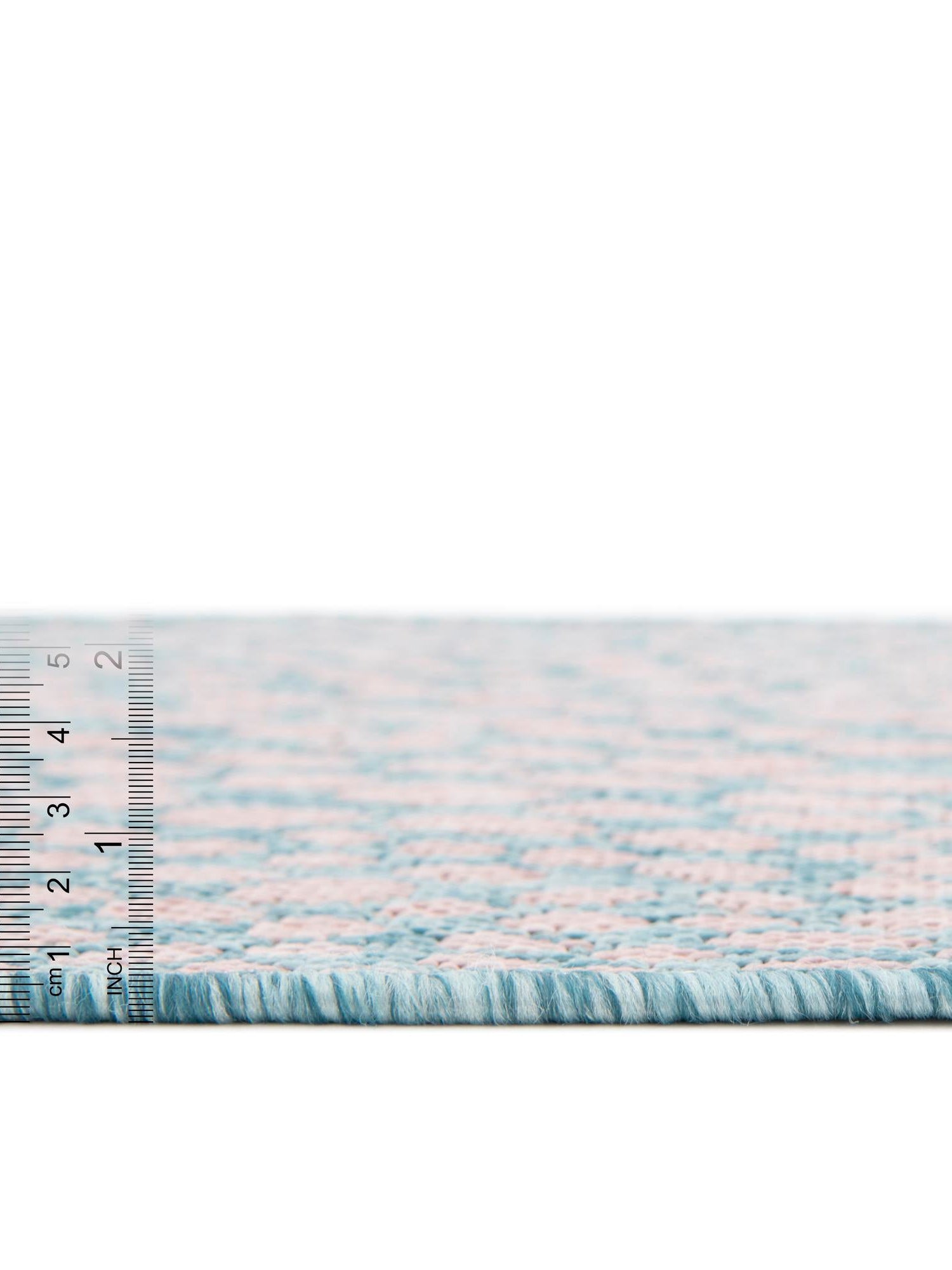 Pink and Aqua 7' 10 x 10' Jill Zarin Outdoor Rectangle Area Rug Weather Resistant for Patio, Deck, Terrace, Balcony, Porch Durable 100% Polypropylene Carpet for Outside for Sale at Rug Engine