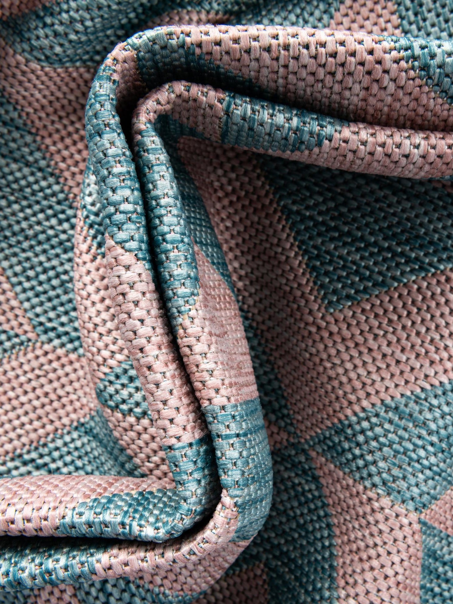 Pink and Aqua 9' x 12' Jill Zarin Outdoor Rectangle Area Rug Weather Resistant for Patio, Deck, Terrace, Balcony, Porch Durable 100% Polypropylene Carpet for Outside for Sale at Rug Engine
