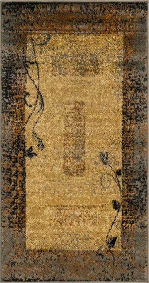 Beige 2' x 4' 1 Barista Runner Area Rug 100% Polypropylene Abstract Modern Geometric Carpet for Living Room Dining Office Dorm Room Decor for Sale at Rug Engine
