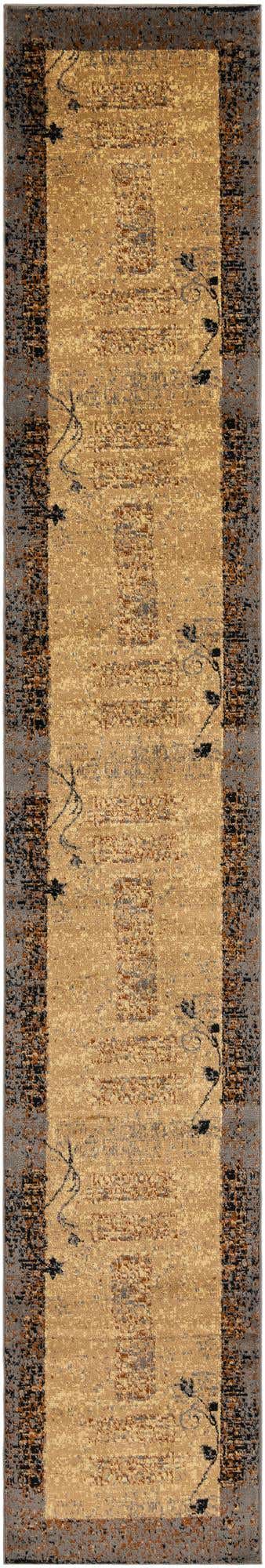 Beige 2' 7 x 15' 11 Barista Runner Area Rug 100% Polypropylene Abstract Modern Geometric Carpet for Living Room Dining Office Dorm Room Decor for Sale at Rug Engine