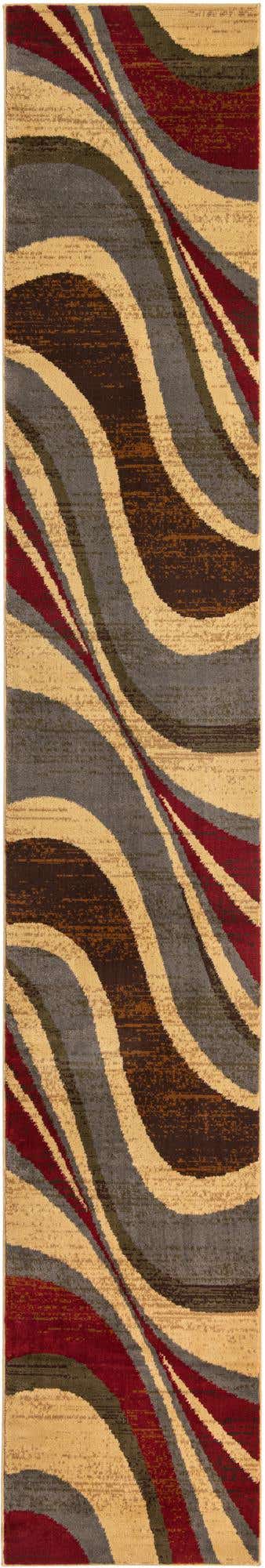 Beige 2' 7 x 15' 11 Barista Runner Area Rug 100% Polypropylene Abstract Modern Geometric Carpet for Living Room Dining Office Dorm Room Decor for Sale at Rug Engine