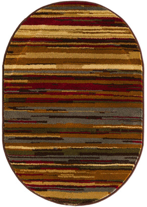 Beige 2' x 3' 1 Barista Oval Area Rug 100% Polypropylene Abstract Modern Geometric Carpet for Living Room Dining Office Dorm Room Decor for Sale at Rug Engine