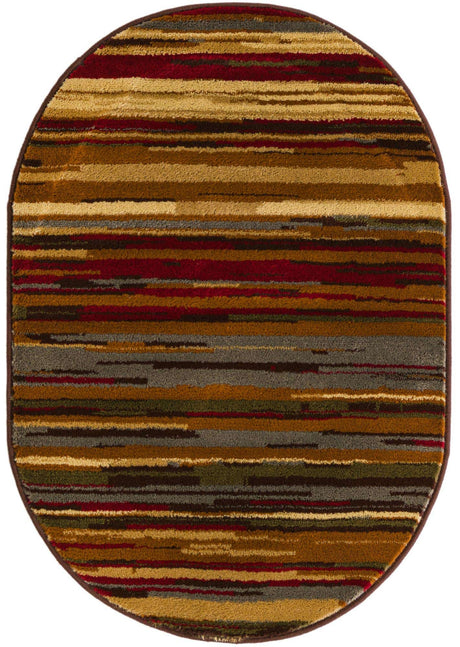 Beige 2' x 3' 1 Barista Oval Area Rug 100% Polypropylene Abstract Modern Geometric Carpet for Living Room Dining Office Dorm Room Decor for Sale at Rug Engine
