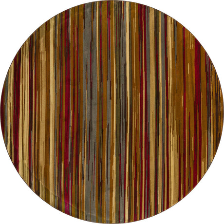 Beige 10' x 10' Barista Round Area Rug 100% Polypropylene Abstract Modern Geometric Carpet for Living Room Dining Office Dorm Room Decor for Sale at Rug Engine