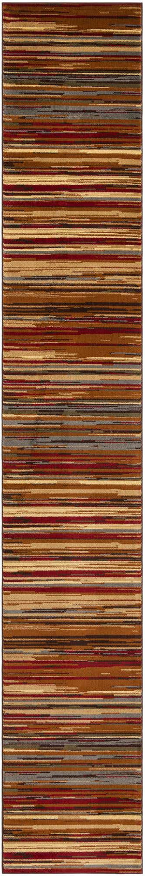 Beige 2' 7 x 15' 11 Barista Runner Area Rug 100% Polypropylene Abstract Modern Geometric Carpet for Living Room Dining Office Dorm Room Decor for Sale at Rug Engine