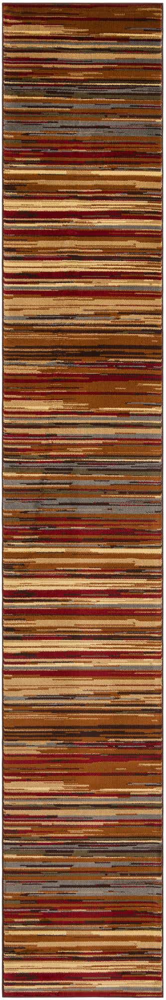 Beige 2' 7 x 15' 11 Barista Runner Area Rug 100% Polypropylene Abstract Modern Geometric Carpet for Living Room Dining Office Dorm Room Decor for Sale at Rug Engine